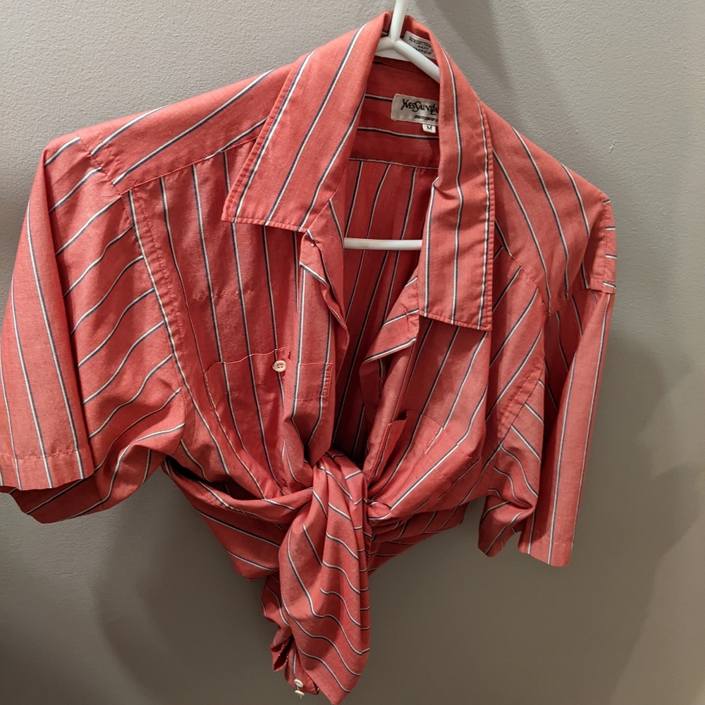 Vintage Yves St Laurent Button Up